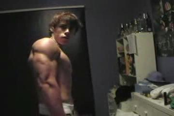 Big teen posing