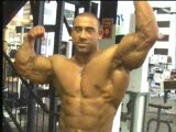 Atienza poses in gym