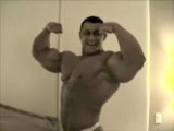 Yummi Cosmin alone in the bed