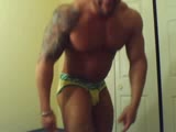 Gaston flexing on cam 2