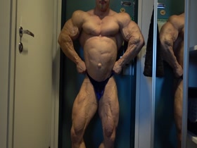 Mattia posing
