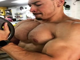 Felipe's Gorgeous Big Pecs and Huge Nipples
