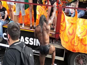 Black Giant Muscle Man